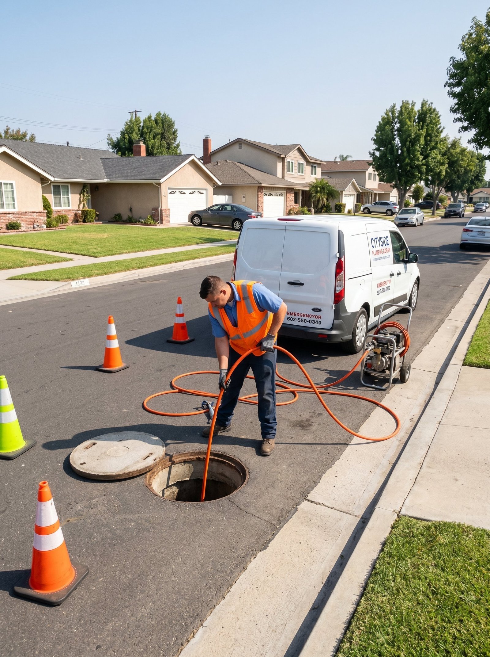 Sewer line cleaning Richardson TX — camera inspection and hydro jetting serving Canyon Creek Arapaho and all Richardson TX neighborhoods